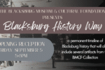 Thumbnail for the post titled: Blacksburg History Way Timeline Opening
